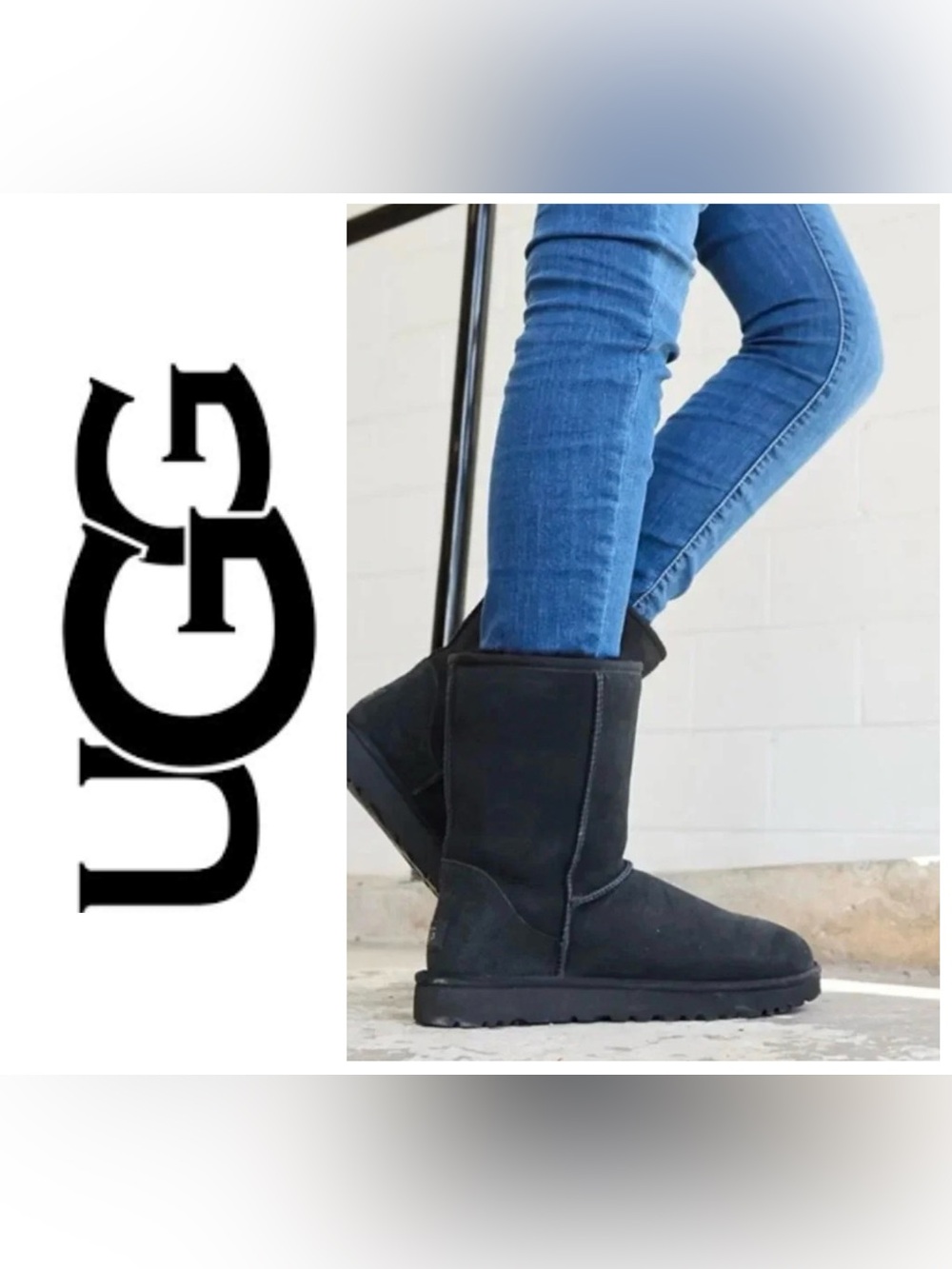 UGG Classic II black short boots